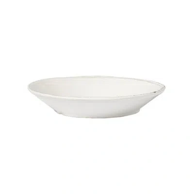 Vietri Melamine Lastra Holiday Pasta Bowl In White
