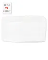 Vietri Melamine Lastra Rectangular Platter In White