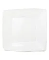 Vietri Melamine Lastra White Square Platter In White