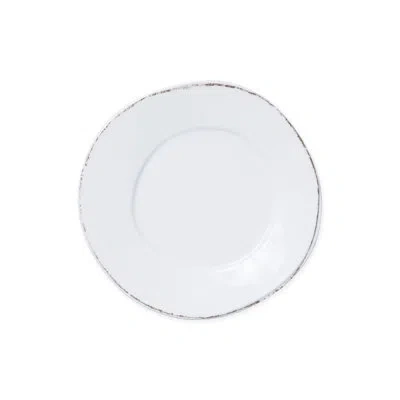 Vietri Melamine Lastra White Dinner Plate
