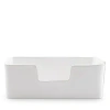 Vietri Melamine Lastra White Guest Towel Holder In White