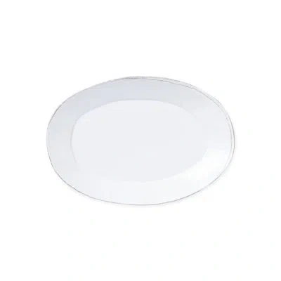 Vietri Melamine Lastra White Oval Platter