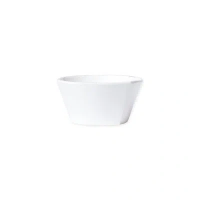 Vietri Melamine Lastra White Stacking Cereal Bowl
