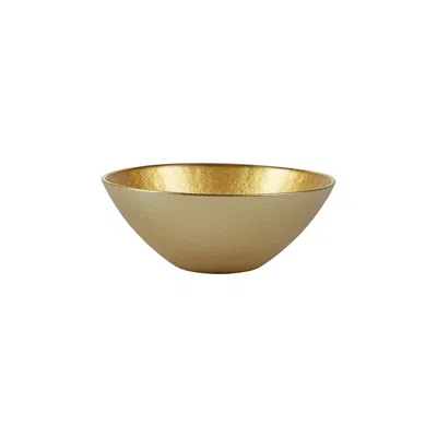 Vietri Metallic Glass Gold Small Bowl