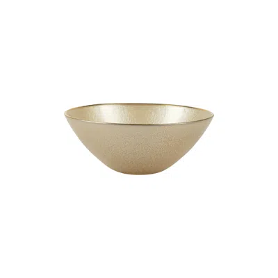 Vietri Metallic Glass Pearl Small Bowl