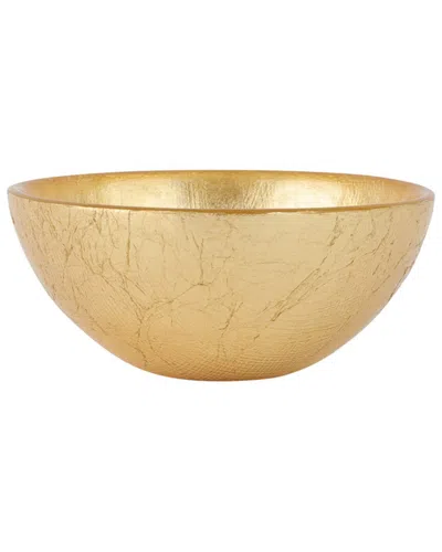 Vietri Moon Glass Dipping Bowl With $2 Credit In Gold