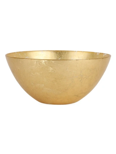 Vietri Moon Glass Deep Bowl In Gold