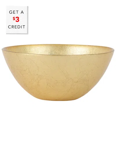 Vietri Moon Glass Small Deep Bowl With $3 Credit In Gold