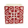 Vietri Mosaico Red Large Square Cachepot