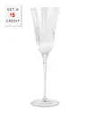 Vietri Natalia Champagne Glass With $5 Credit In Clear