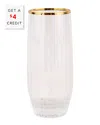 Vietri Natalia Gold High Ball With $3 Credit