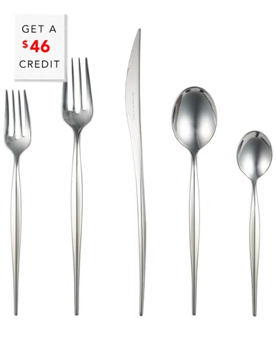 Vietri Natura 5pc Place Setting (set Of 4) With $46 Credit In White