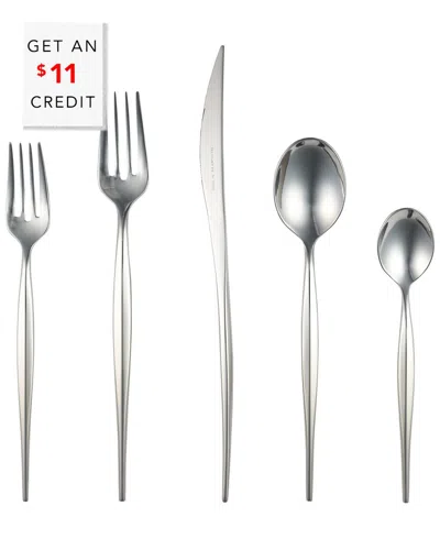 Vietri Natura 5pc Place Setting With $11 Credit In Metallic