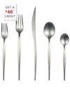 Vietri Natura Satin 5pc Place Setting (set Of 4) With $60 Credit