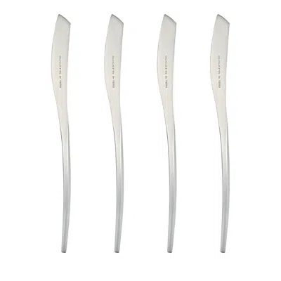 VIETRI NATURA SATIN FINISH SPREADERS, SET OF 4