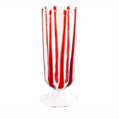 VIETRI NUOVO STRIPE CHAMPAGNE GLASS