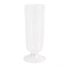 Vietri Nuovo Stripe Champagne Glass In White