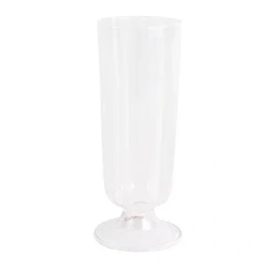 Vietri Nuovo Stripe Champagne Glass In White