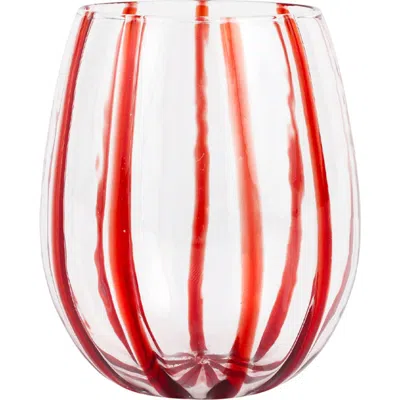 VIETRI VIETRI NUOVO STRIPE STEMLESS GLASS