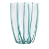 Vietri Nuovo Stripe Tall Tumbler In Green