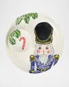 Vietri Nutcrackers Chip And Dip Set In Multi