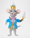 Vietri Nutcrackers Figural Mouse King Ornament In Multi