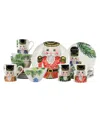 Vietri Nutcrackers 16 Pc Dinnerware Set, Service For 4 In Assorted