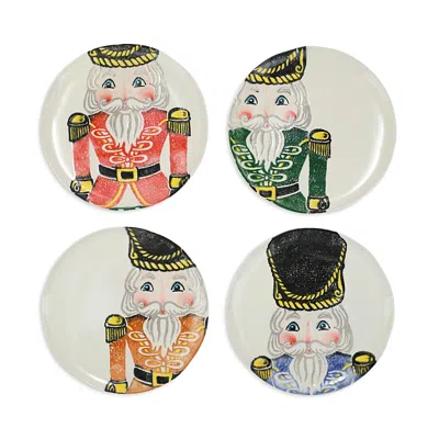 Vietri Nutcrackers Assorted Dinner Plates, Set Of 4