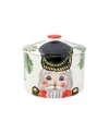 Vietri Nutcracker Christmas Biscotti Jar In Multi