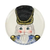 Vietri Nutcrackers Blue Dinner Plate In Blue;black;white