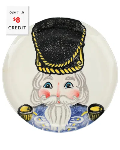 VIETRI VIETRI NUTCRACKERS DINNER PLATE WITH $8 CREDIT