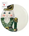 Vietri Nutcrackers Green Dinner Plate In Green