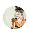 Vietri Nutcrackers Dinnerware Dinner Plate In Gold