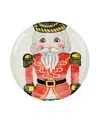 Vietri Nutcrackers Dinnerware Dinner Plate In Red