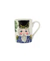 Vietri Nutcrackers Dinnerware Mug In Blue
