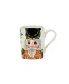 Vietri Nutcrackers Dinnerware Mug In Gold