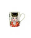 Vietri Nutcrackers Dinnerware Mug In Red