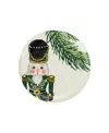 Vietri Nutcrackers Dinnerware Salad Plate In Green