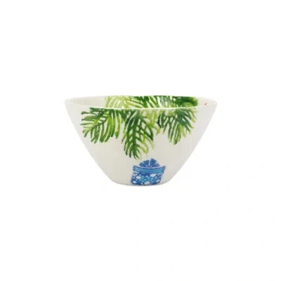 Vietri Nutcrackers Drum Cereal Bowl In Blue;green