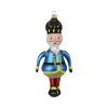Vietri Nutcrackers Figural Blue Nutcracker Ornament In Multi
