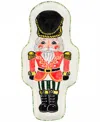Vietri Nutcracker Figural Christmas Platter In Red