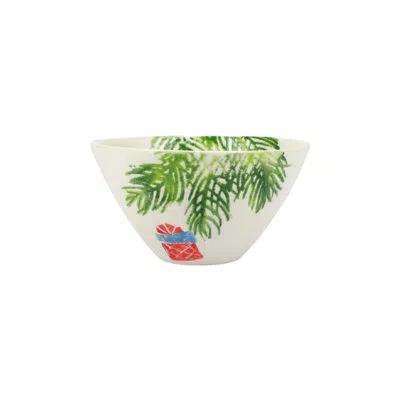 Vietri Nutcrackers French Horn Cereal Bowl In Green