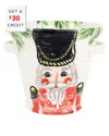 Vietri Nutcracker Ice Bucket In Multi