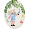 Vietri Nutcrackers Mouse King Medium Oval Platter In Multi
