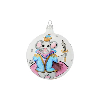 Vietri Nutcrackers Mouse King Ornament