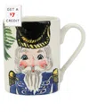 Vietri Nutcrackers Dinnerware Mug In Blue