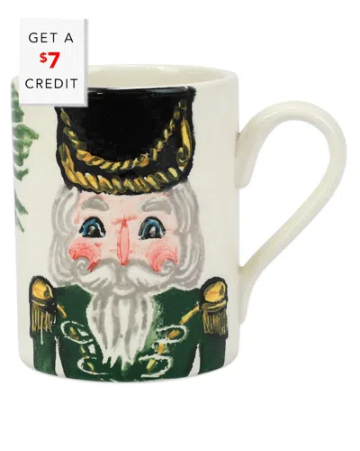 VIETRI VIETRI NUTCRACKERS MUG WITH $7 CREDIT