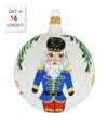 Vietri Nutcrackers Blue Nutcracker Ornament In Multi