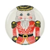 Vietri Nutcrackers Red Dinner Plate In Black;white;red