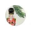Vietri Nutcrackers Salad Plate In Red